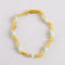 Raw Honey Baltic Amber + Amazonite || Halo Necklace