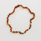 Cognac Baltic Amber and Natural Turquoise || Necklace