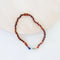 Raw Cognac Baltic Amber + CHAKRA Crystals || Necklace