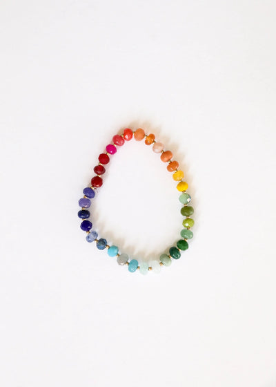 Pulseira de Pedra Natural + Fecho Banhado a Ouro 14k: Key West