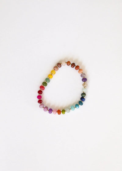 Pulseira de Pedras Naturais + Fecho de Alternar Banhado a Ouro 14k: Gold Rush