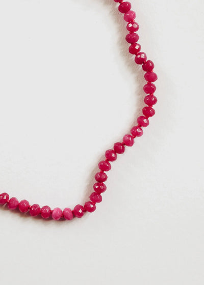 Pink Jade + 14k Gold Filled Toggle || Gemstone Bracelet or Anklet