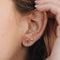 18K Gold Vermeil + Mother of Pearl Gemstone || Everyday Earrings