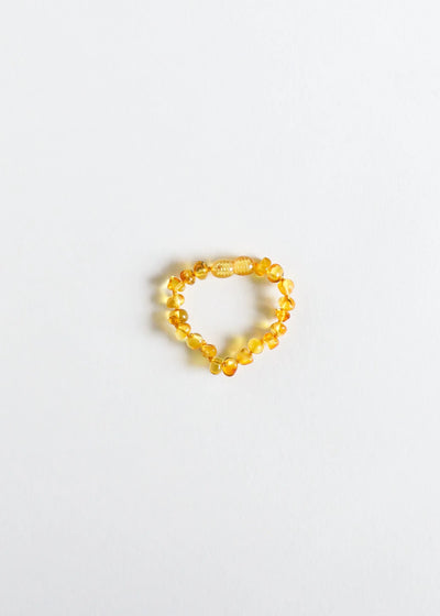 Polished Honey Baltic Amber || Anklet or Bracelet