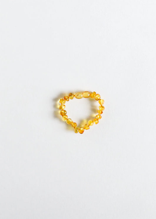 Polished Honey Baltic Amber || Anklet or Bracelet