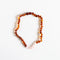 Polished Cognac Baltic Amber + Rose Quartz || Necklace