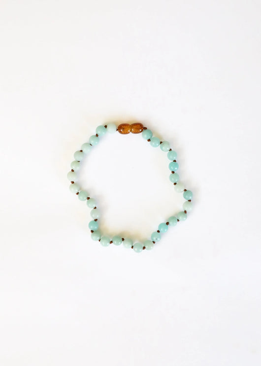 Pure Gemstone + Amazonite || Anklet or Bracelet