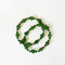 Green Jade + 14k Gold Filled || Stretch Bracelet