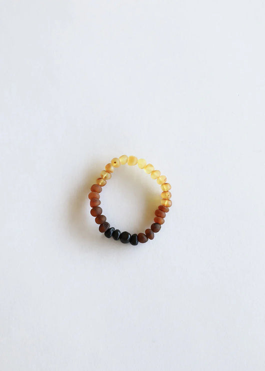 Âmbar Báltico Ômbre Bruto || Pulseira Adulto