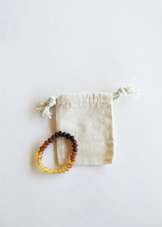 Âmbar Báltico Ômbre Bruto || Pulseira Adulto