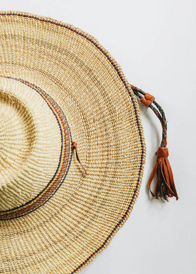 Sombrero de sol tejido