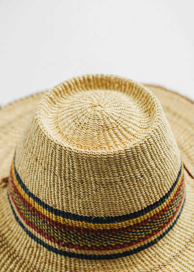 Sombrero de sol tejido