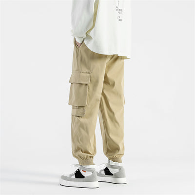 Pantalones Cargo Holgados con Bolsillos y Puños Ajustables - Image 3