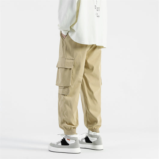 Pantalones Cargo Holgados con Bolsillos y Puños Ajustables - Image 3
