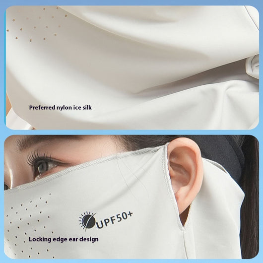 Máscara Protectora UV para Mujeres con Cobertura de Cuello y Orejas - Image 4