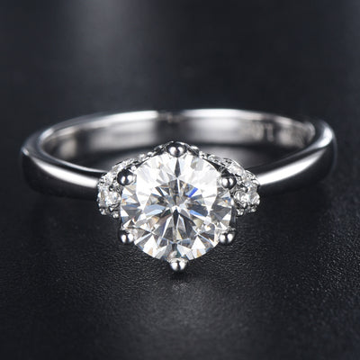 Anillo de Diamante para Boda Estilo Europeo y Americano - Image 5