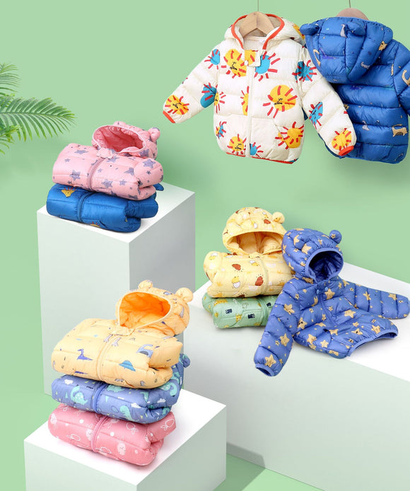Abrigo Acolchado Infantil con Plumón para Invierno - Niños y Niñas