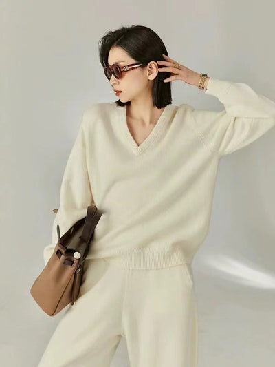 Suéter Tejido Escote en V para Mujer - Image 27
