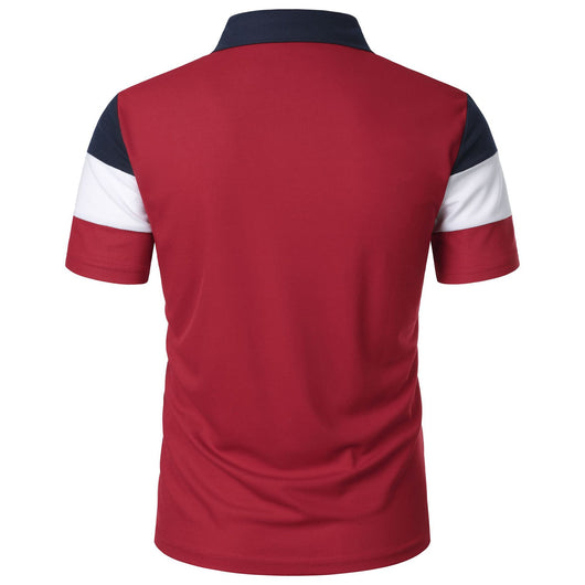 Camiseta Deportiva Hombre Rayas Pecho Contraste - Image 33