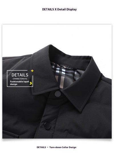 Chaqueta Polo con Plumón de Pato Blanco Premium - Abrigo Cálido y Elegante - Image 21