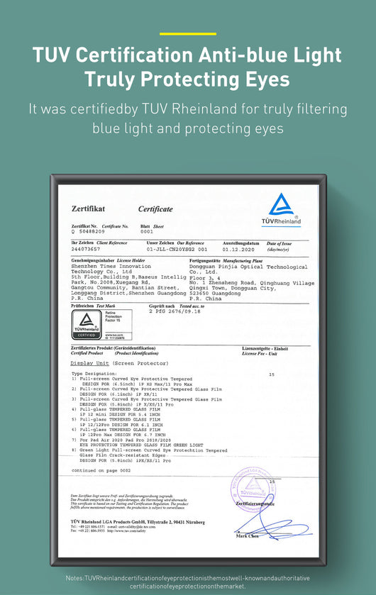 Protector de Pantalla Cristal Templado 0.3mm Cobertura Total para Ojos - Image 31