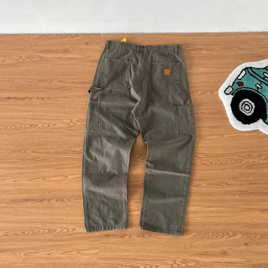 Pantalones de Trabajo Reforzados con Doble Rodillera y Remaches