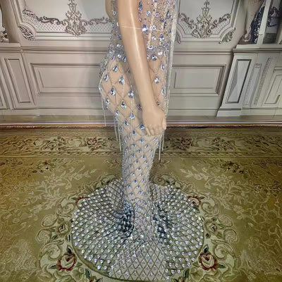 Vestido Sirena Elegante sin Espalda - Image 3