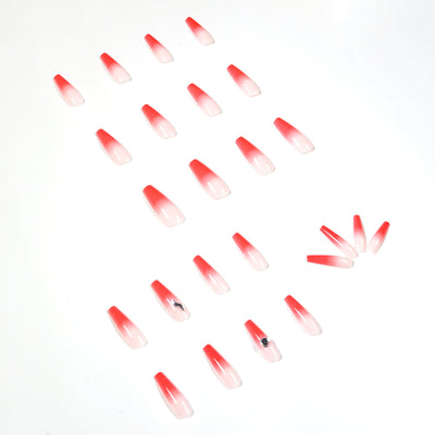 Uñas Adhesivas Degradado Melocotón - Removibles y Reutilizables - Image 6