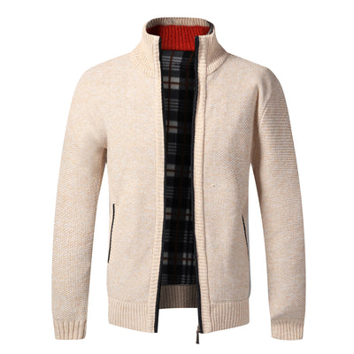 Cardigan Tejido Hombre Oversized con Forro Cálido - Image 11