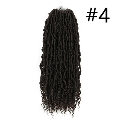 Peluca Rizada Larga Cabello Irregular Africano para Mujer - Image 5