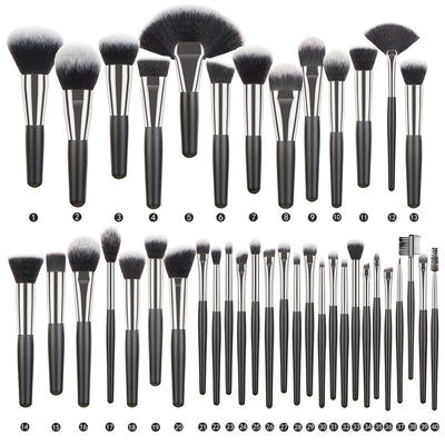 Set Completo de Brochas de Maquillaje con Cerdas Naturales - Image 15