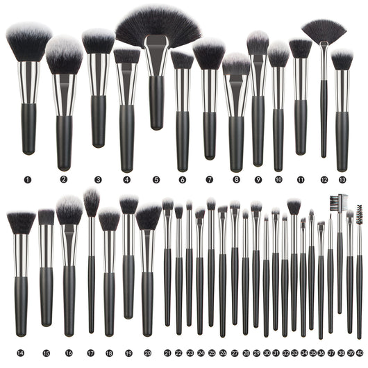Set Completo de Brochas de Maquillaje con Cerdas Naturales - Image 15