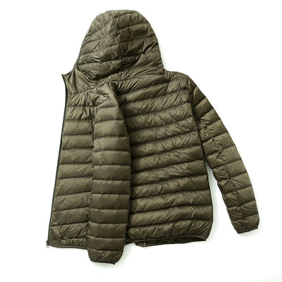 Chaqueta Acolchada Ligera Cuello Alto Talla Grande para Hombre - Image 9