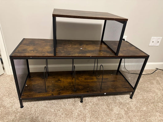 Mueble Tocadiscos Dual con Almacenamiento para Vinilos - Image 11