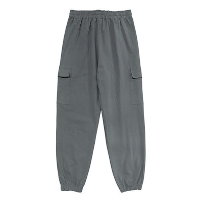 Pantalones Casuales de Algodón y Lino con Múltiples Bolsillos y Cordón Ajustable - Image 31
