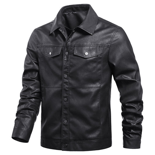 Chaqueta de Cuero para Joven Estilo Motociclista - Image 8