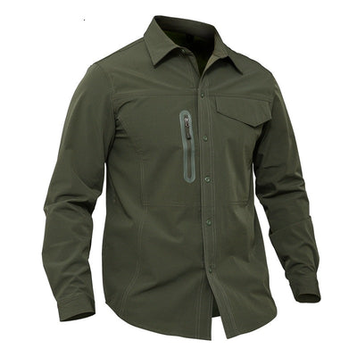 Camisa Táctica Outdoor Secado Rápido con Stretch para Hombre - Image 10