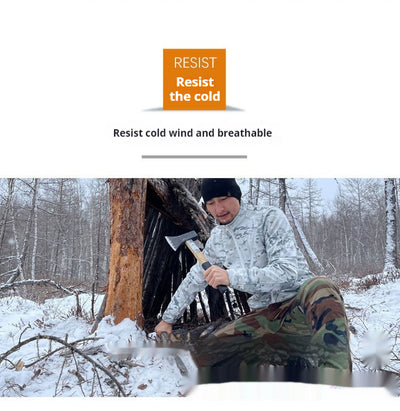 Abrigo Táctico Camuflaje Polar Impermeable para Hombre - Image 14