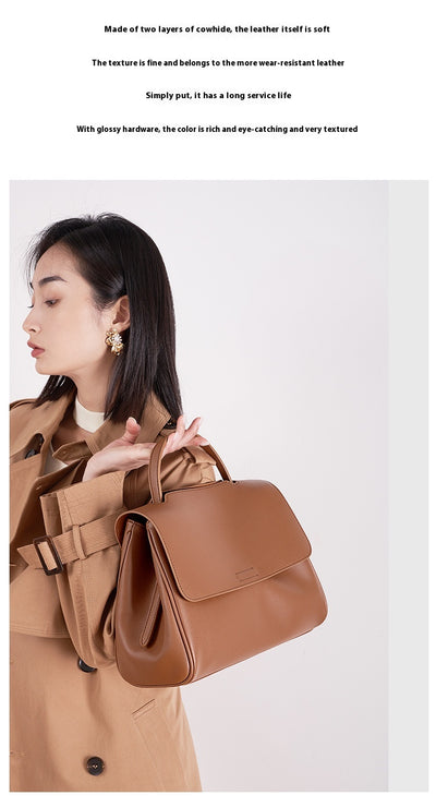 Bolso Bandolera de Cuero Genuino para Mujer - Estilo Casual y Elegante - Image 16