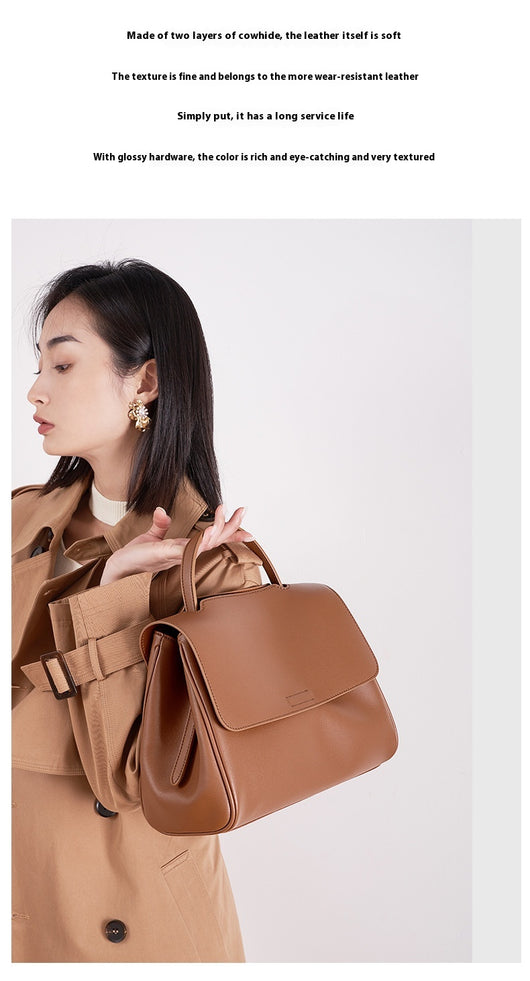 Bolso Bandolera de Cuero Genuino para Mujer - Estilo Casual y Elegante - Image 16