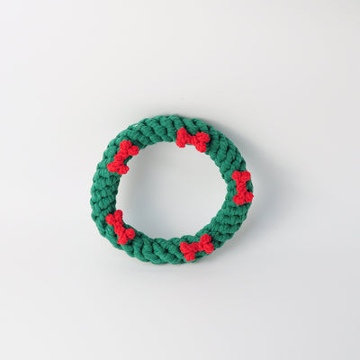 Juguete de Cuerda de Algodón para Perros - Bastón Navideño Limpiador de Dientes - Image 12