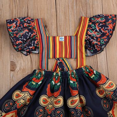 Vestido Jumpsuit Bebé Niña con Volantes y Estampado Floral - Image 11