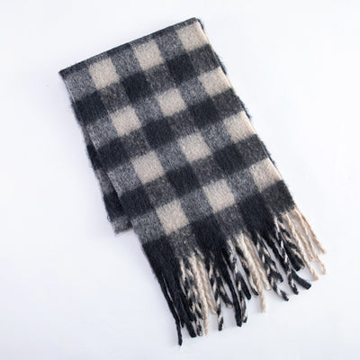 Bufanda Mohair Gruesa y Esponjosa - Abrigo Cálido de Lujo para Mujer - Image 29