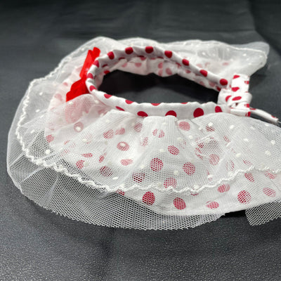 Collar de Moda para Mascotas con Moño y Lunares - Image 4