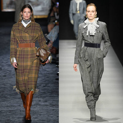 Cinturón de Cuero Estilo Coreano para Abrigo de Lana Mujer - Image 2