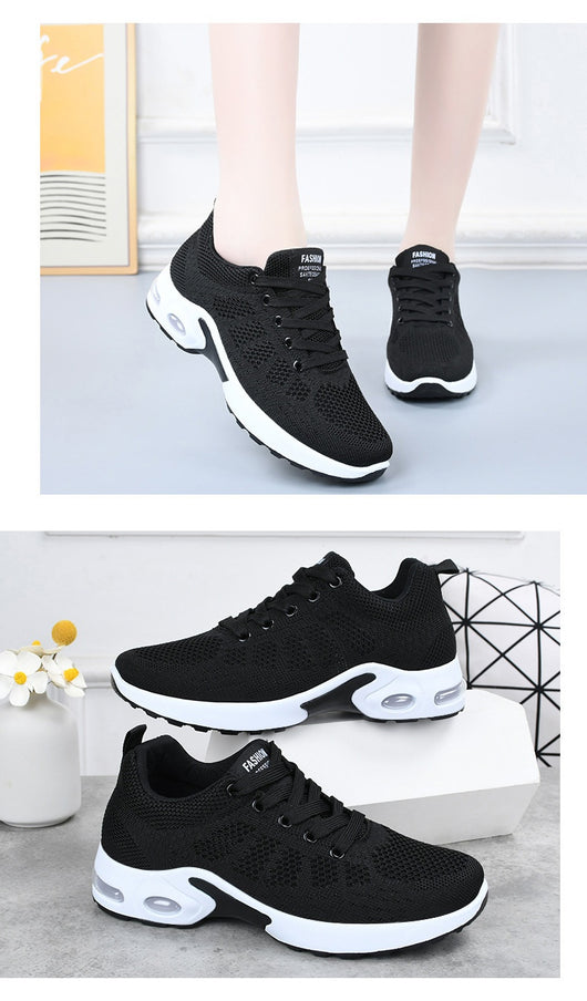 Zapatillas Deportivas Flyknit Mesh para Mujer - Tallas Grandes Cómodas - Image 11