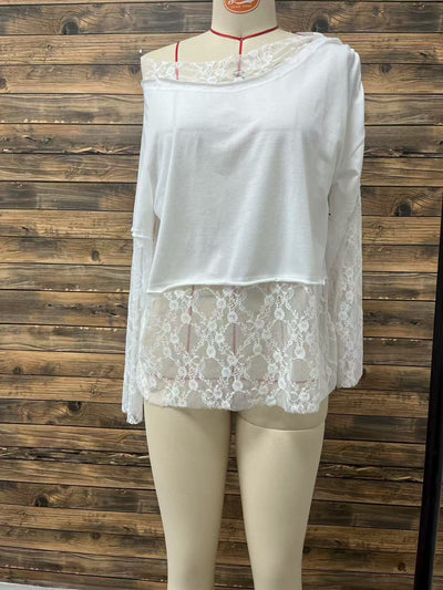 Blusa Elegante de Manga Larga con Escote Diagonal - Image 8