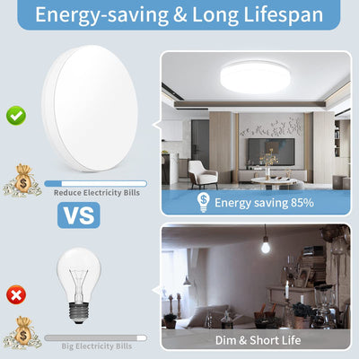 Lámpara LED Redonda de Techo para Dormitorio y Sala - Image 16