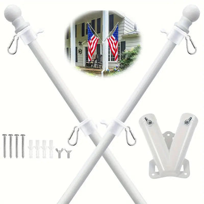 Asta Bandera de Acero Inoxidable Extensible 1.8 Metros para Exterior - Image 15