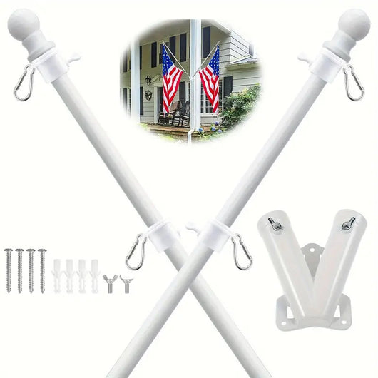 Asta Bandera de Acero Inoxidable Extensible 1.8 Metros para Exterior - Image 15